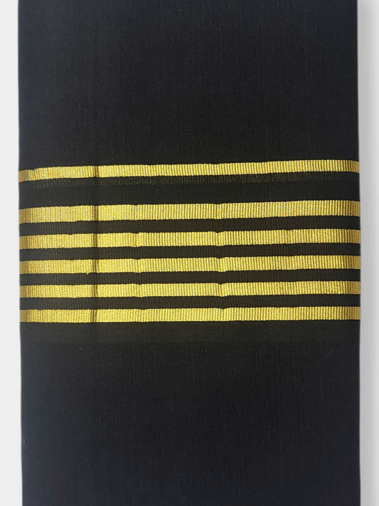 Original Balaramapuram Handloom Kasavu Mundu for Men