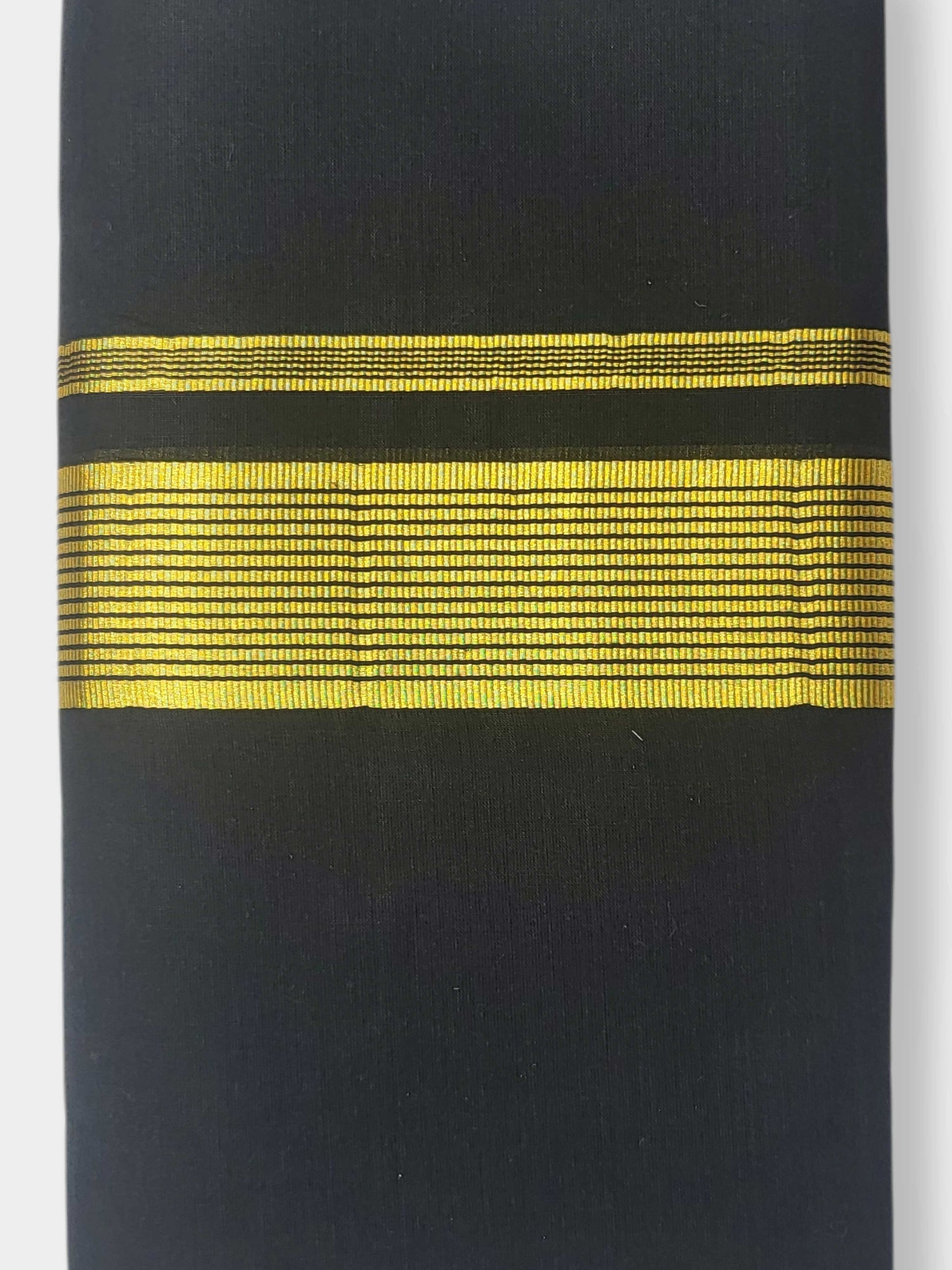 Original Balaramapuram Handloom Kasavu Mundu for Men