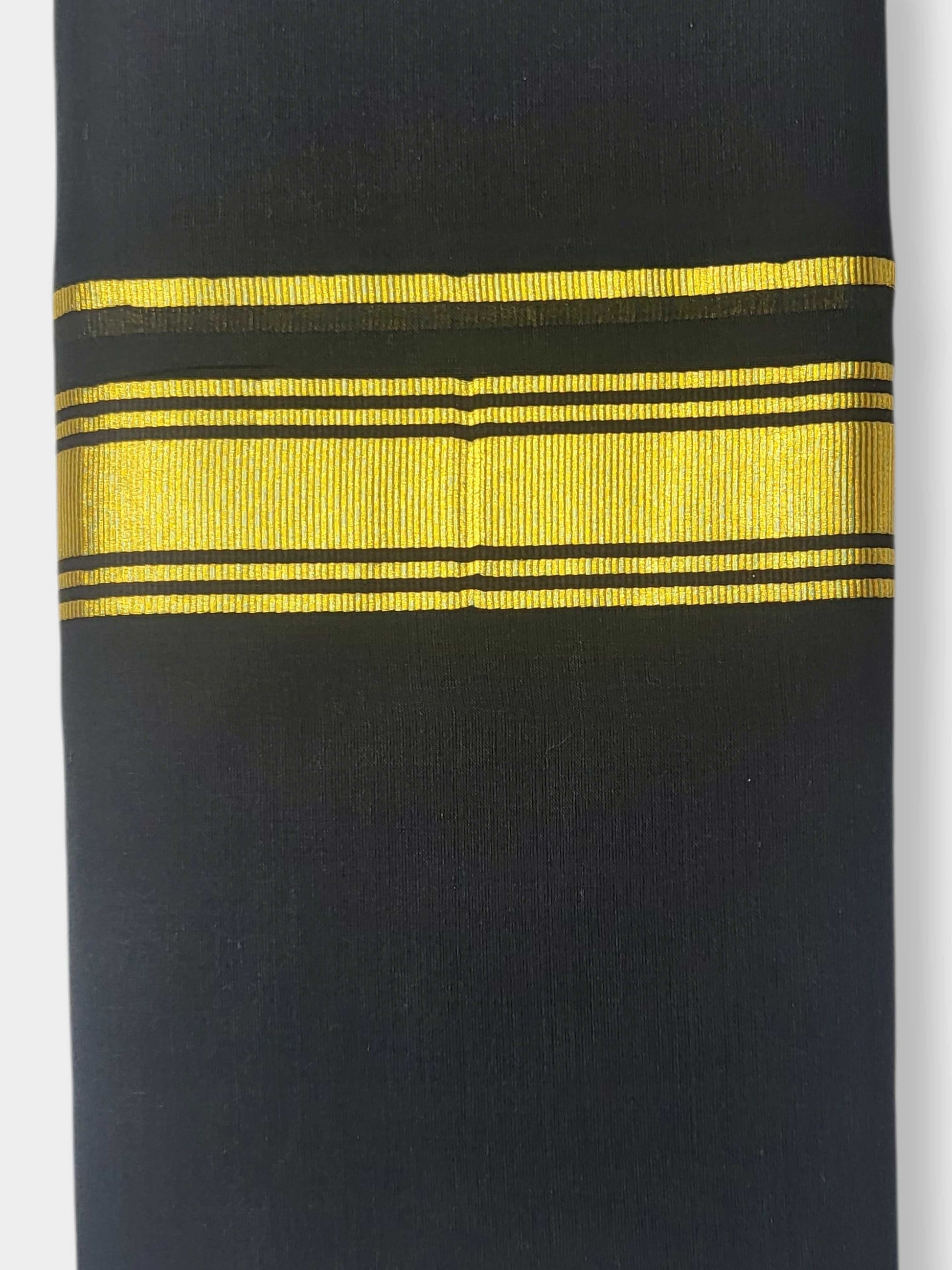 Original Balaramapuram Handloom Kasavu Mundu for Men