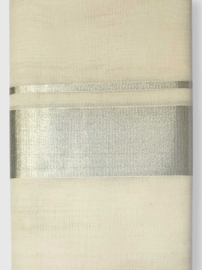Original Balaramapuram Handloom Kasavu Mundu for Men