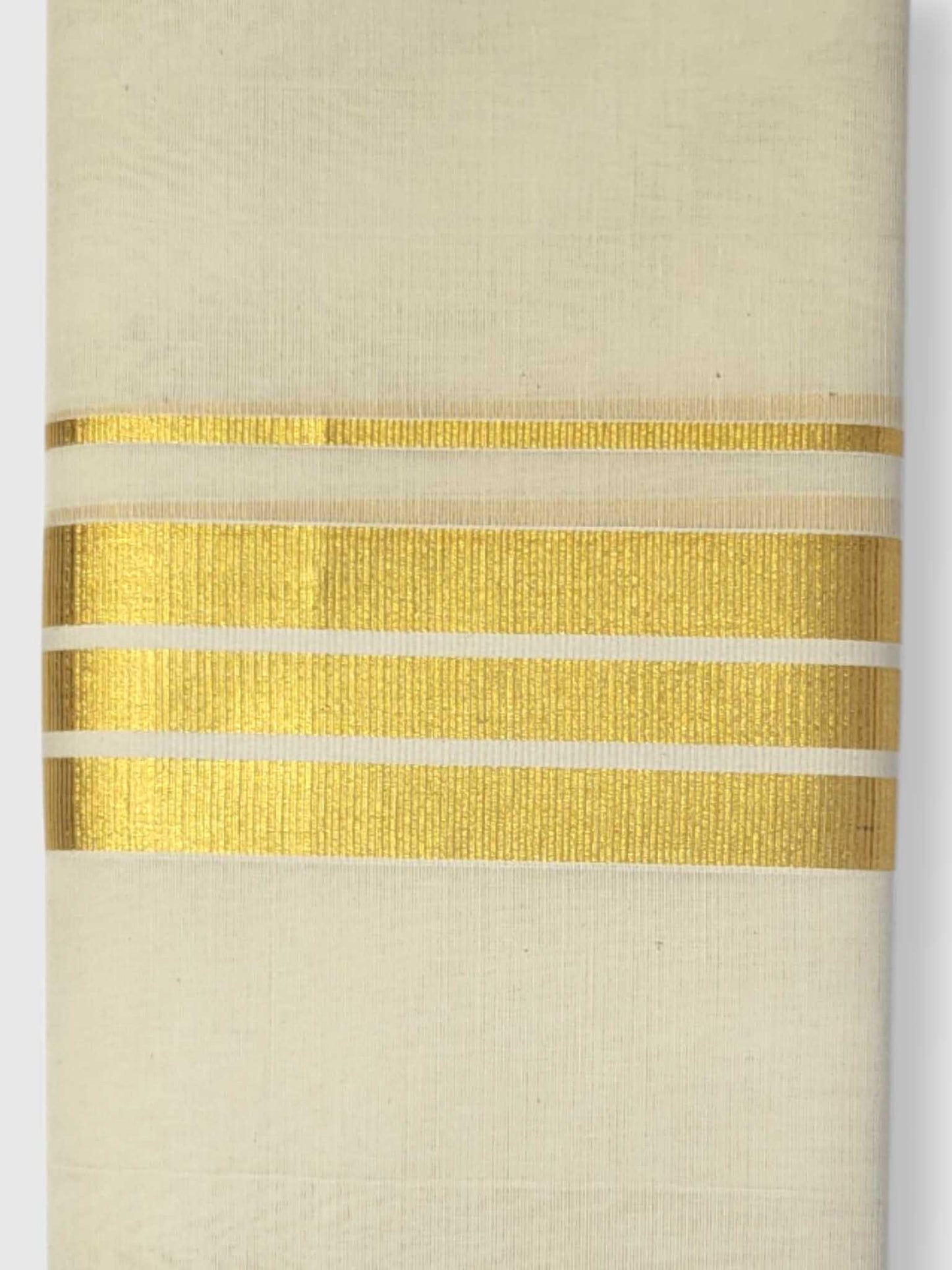 Original Balaramapuram Handloom Kasavu Mundu for Men