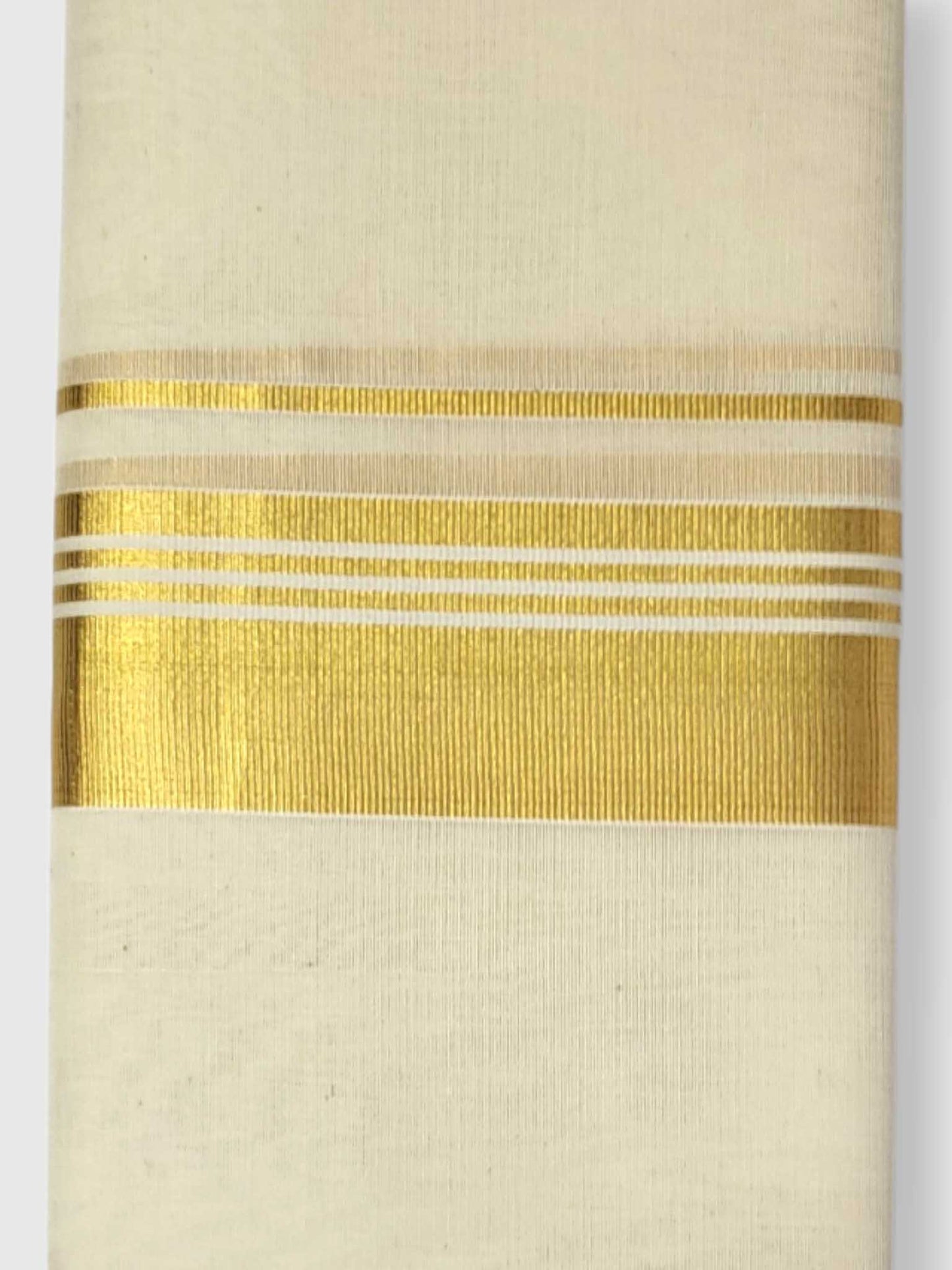 Original Balaramapuram Handloom Kasavu Mundu for Men