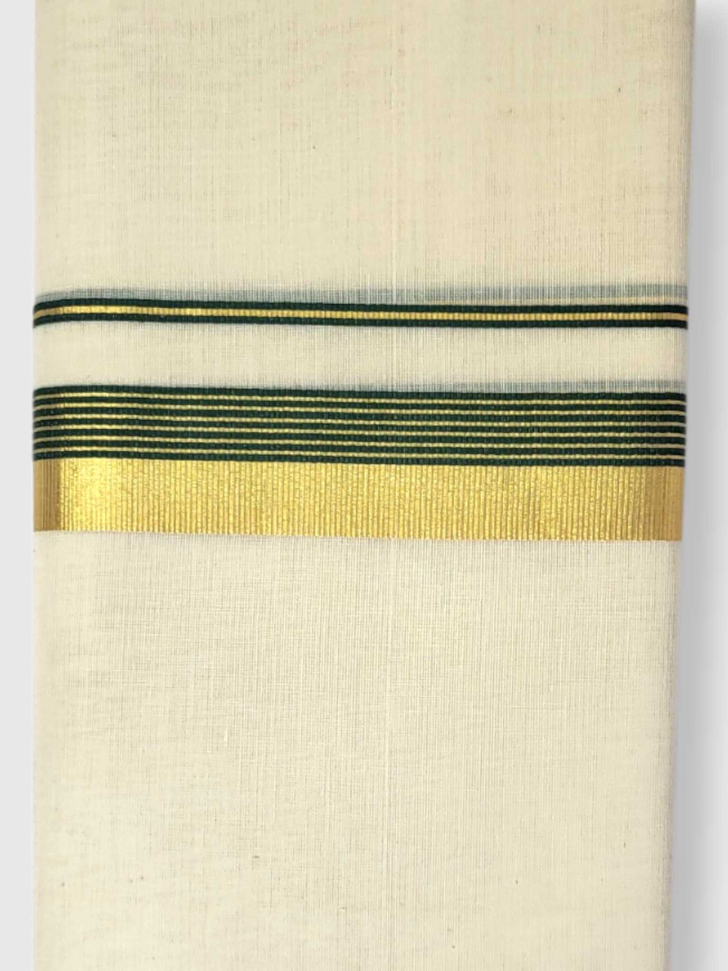 Original Balaramapuram Handloom Kasavu Mundu for Men