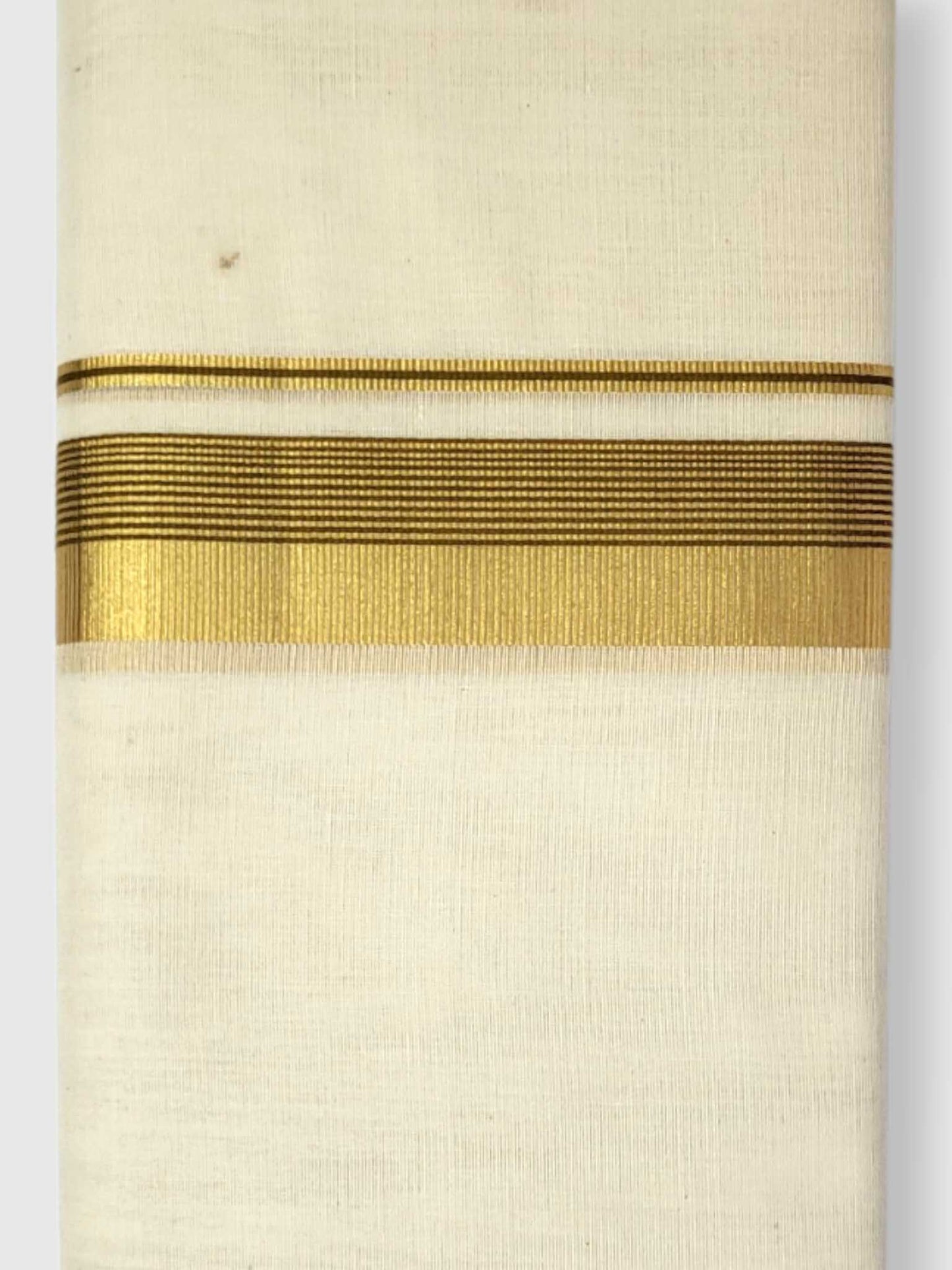 Original Balaramapuram Handloom Kasavu Mundu for Men
