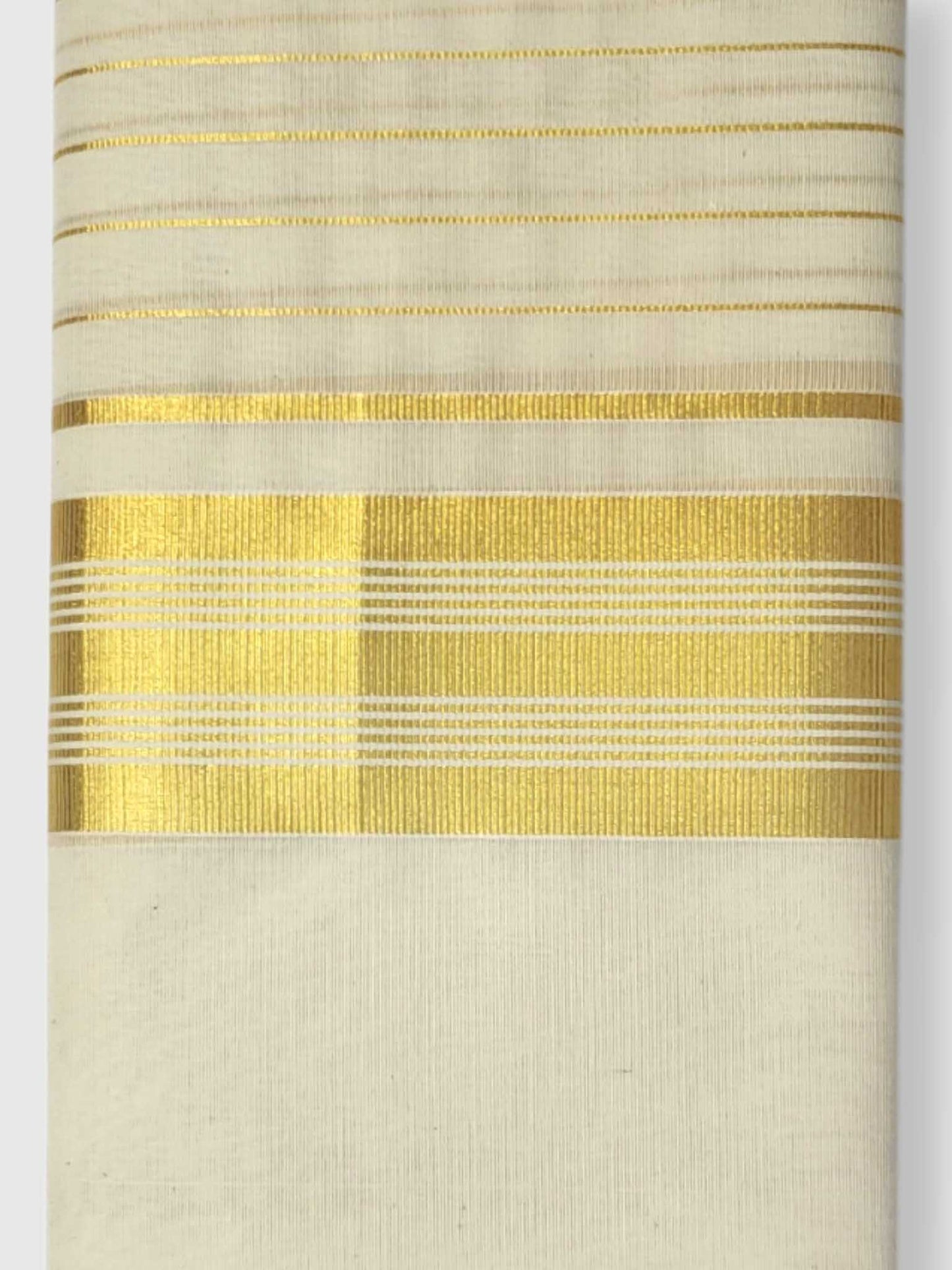 Original Balaramapuram Handloom Kasavu Mundu for Men