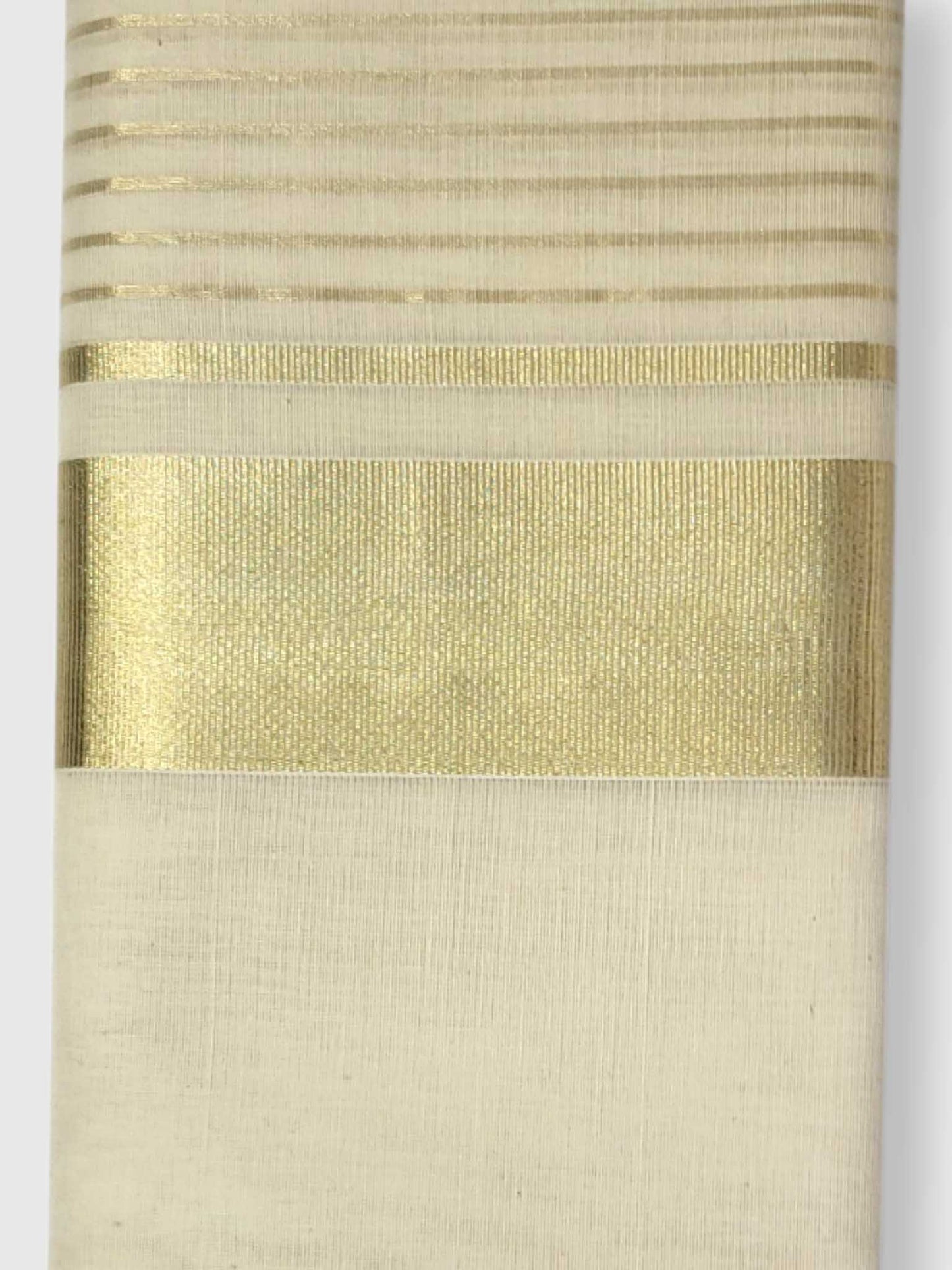 Original Balaramapuram Handloom Kasavu Mundu for Men