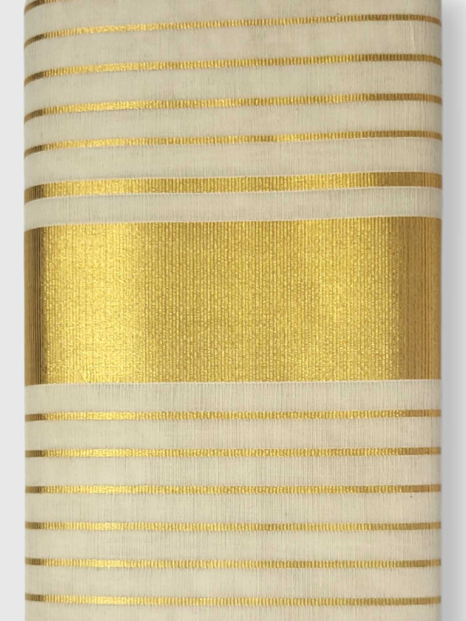 Original Balaramapuram Handloom Kasavu Mundu for Men