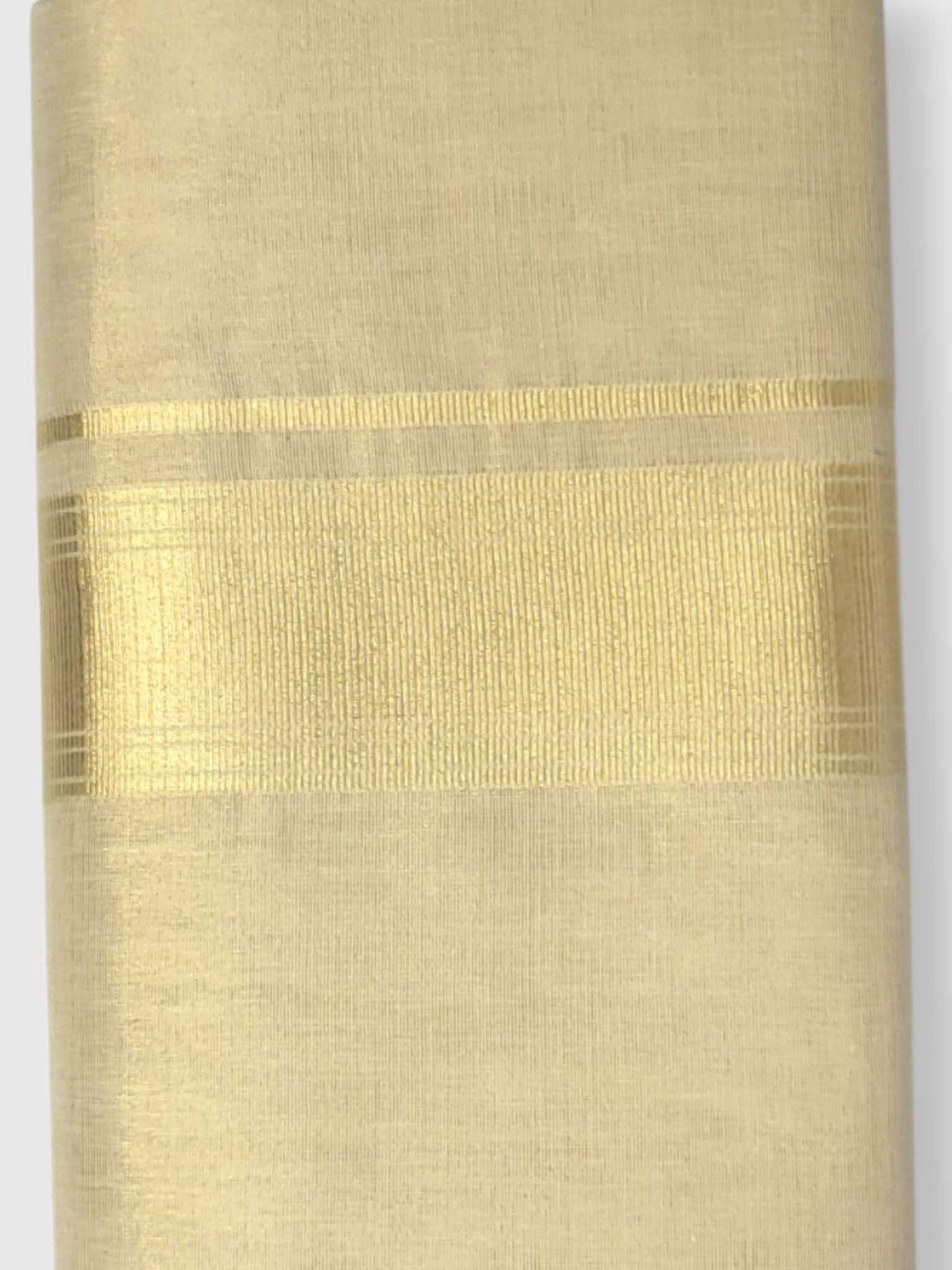 Original Balaramapuram Handloom Kasavu Mundu for Men