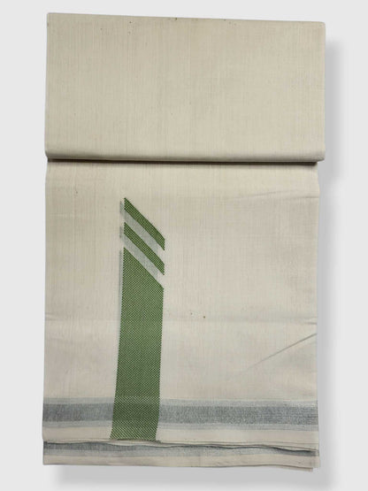 Original Balaramapuram Handloom Kasavu Mundu for Men