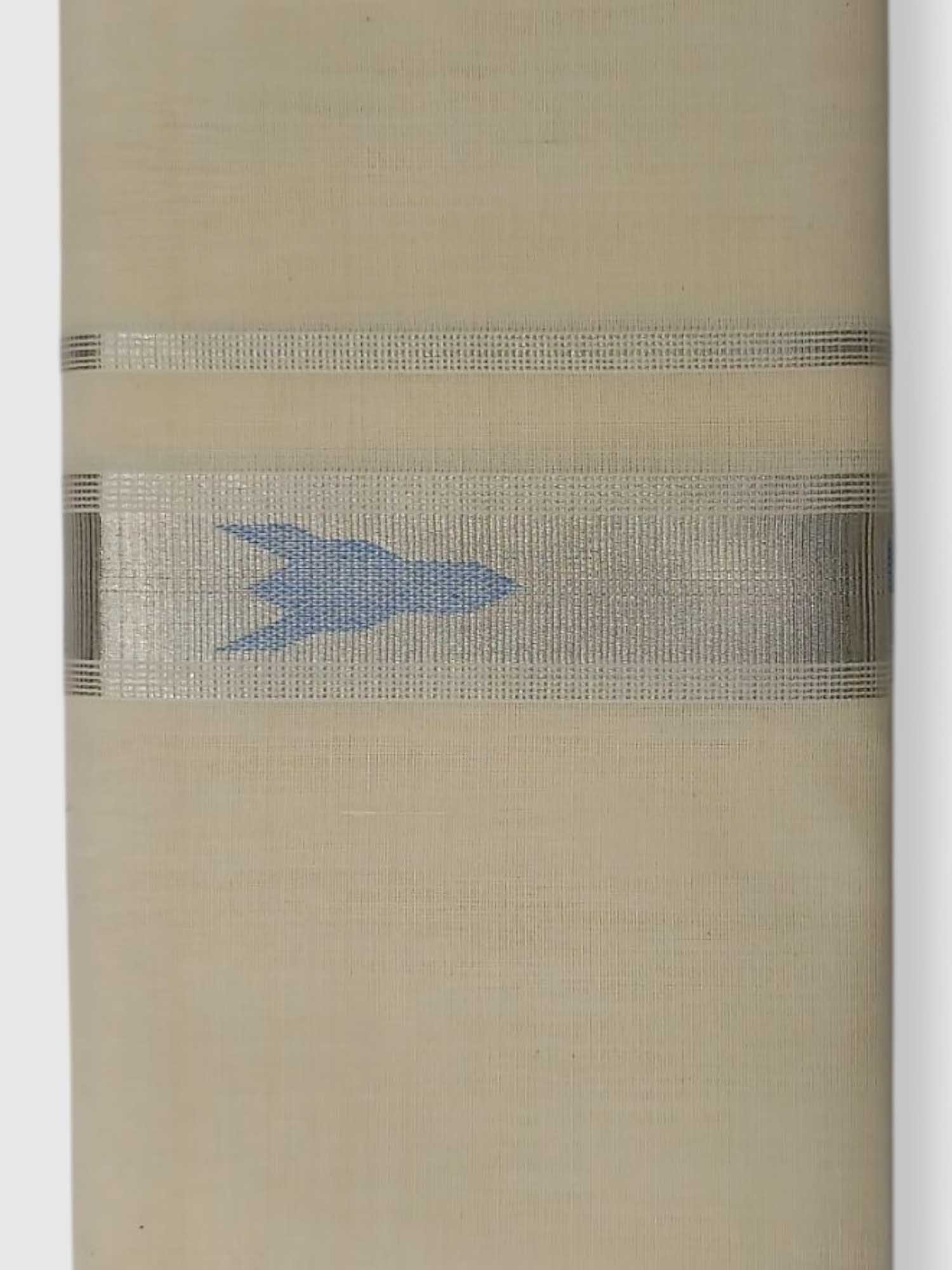 Original Balaramapuram Handloom Kasavu Mundu for Men