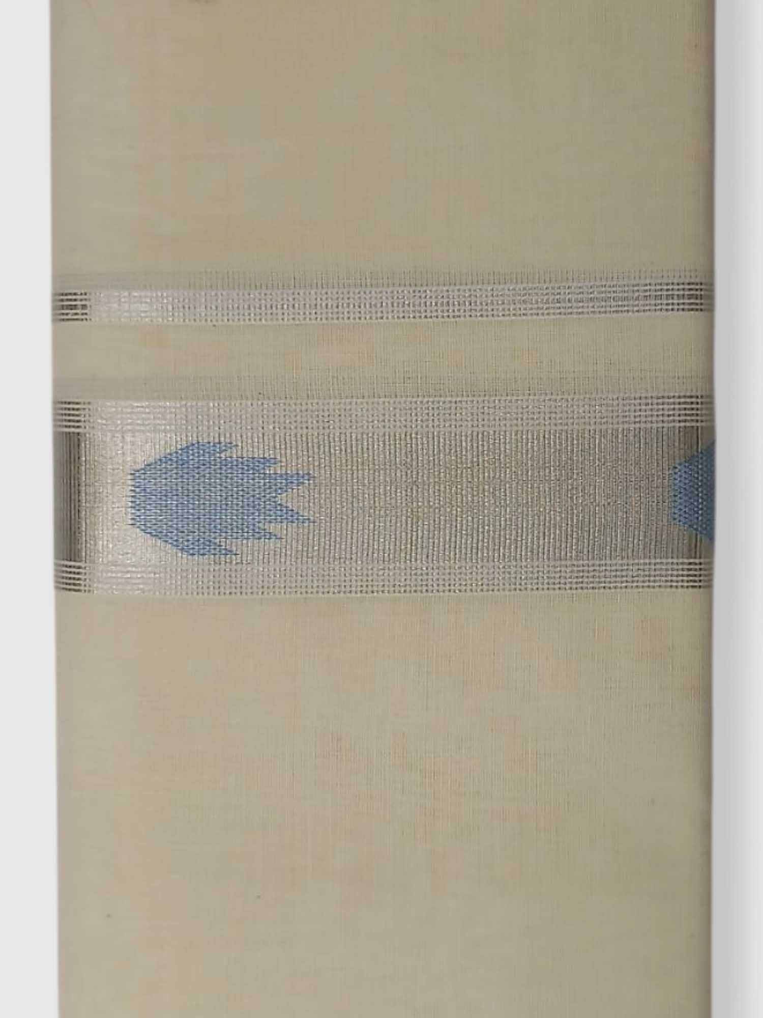 Original Balaramapuram Handloom Kasavu Mundu for Men