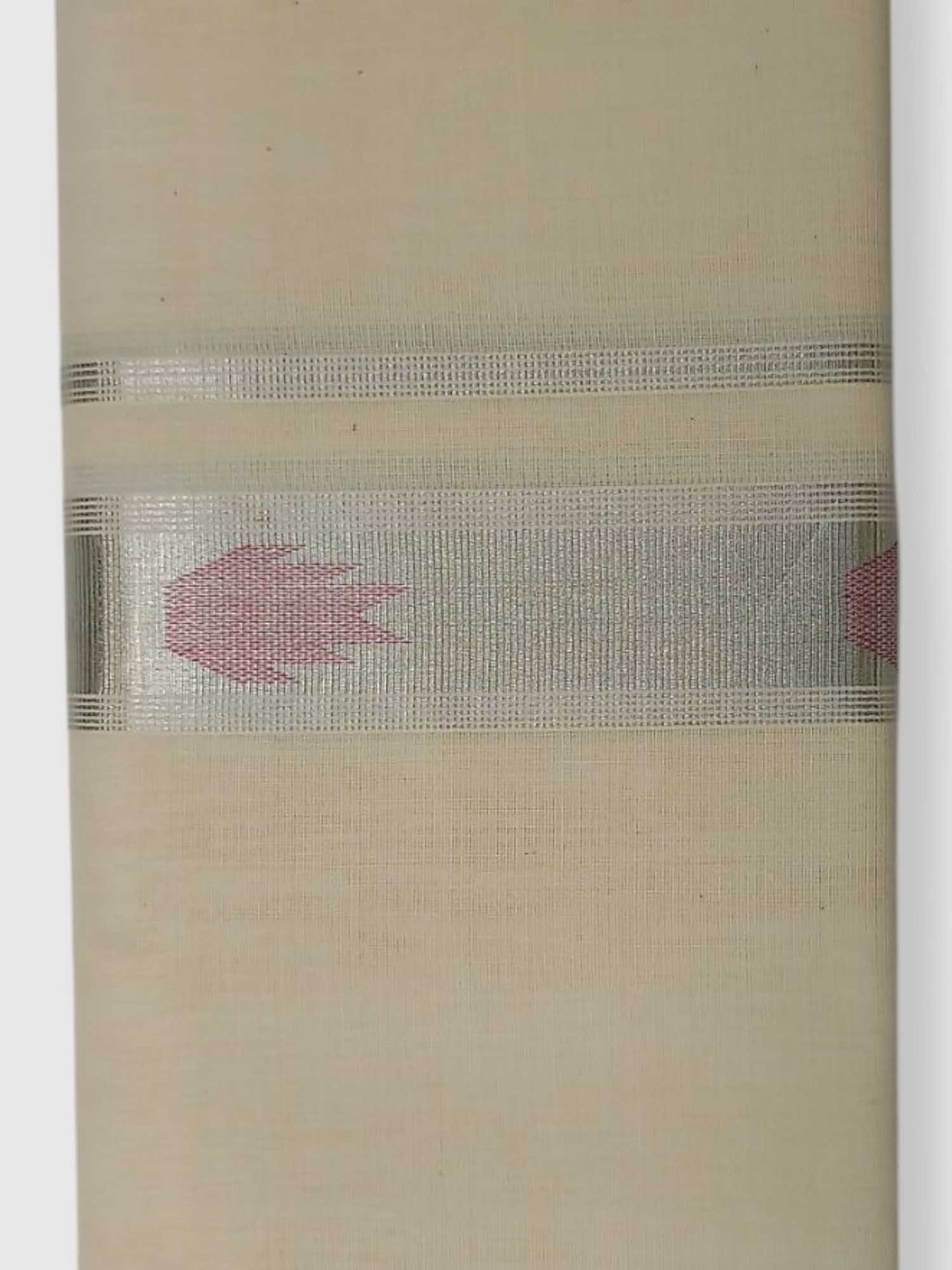 Original Balaramapuram Handloom Kasavu Mundu for Men