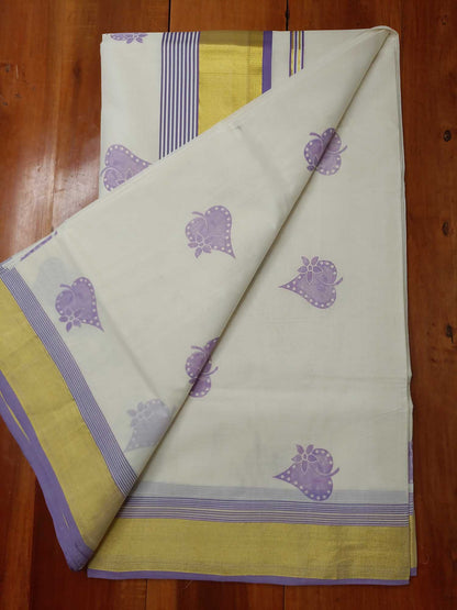 Kerala Kasavu Saree for Women