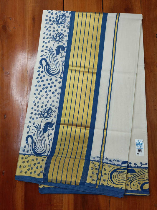 Kerala Kasavu Saree for Women