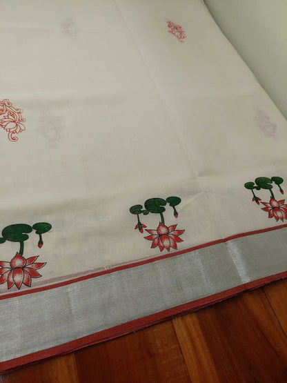 Kerala Kasavu Saree for Women