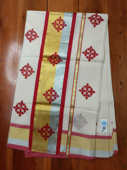 Kerala Kasavu Saree for Women