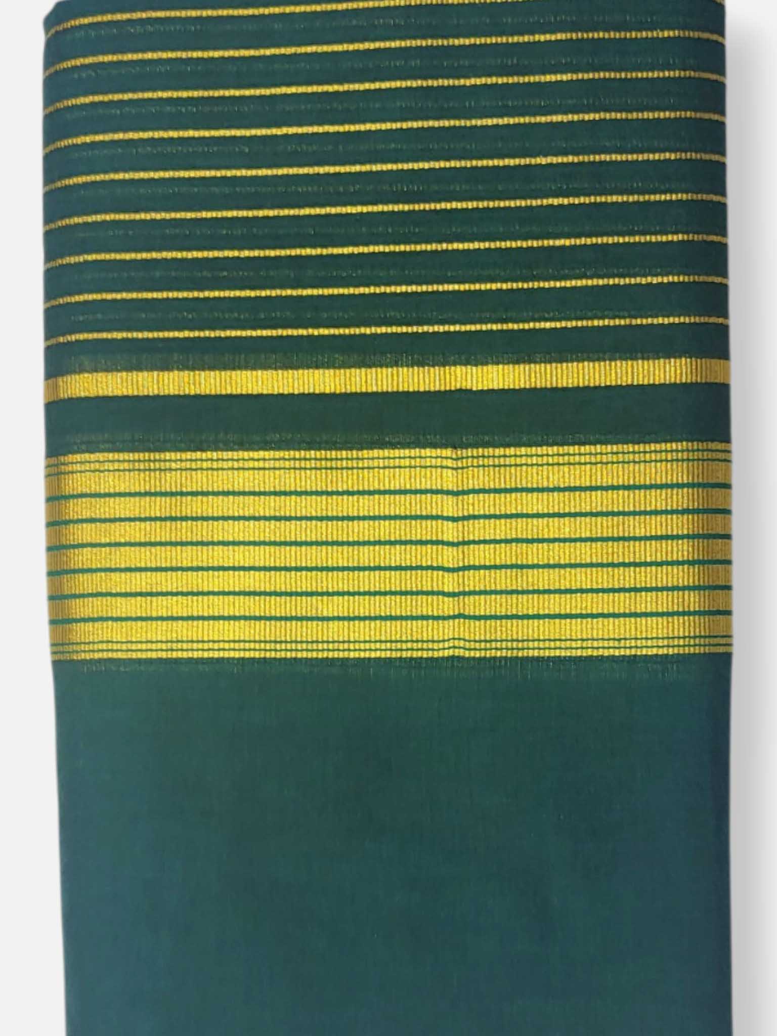 Premium Wedding Handloom Balaramapuram Unaakupaavu Kasavu Mundu for Men