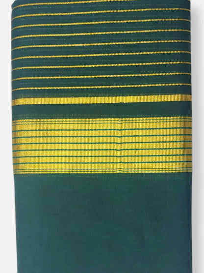 Premium Wedding Handloom Balaramapuram Unaakupaavu Kasavu Mundu for Men
