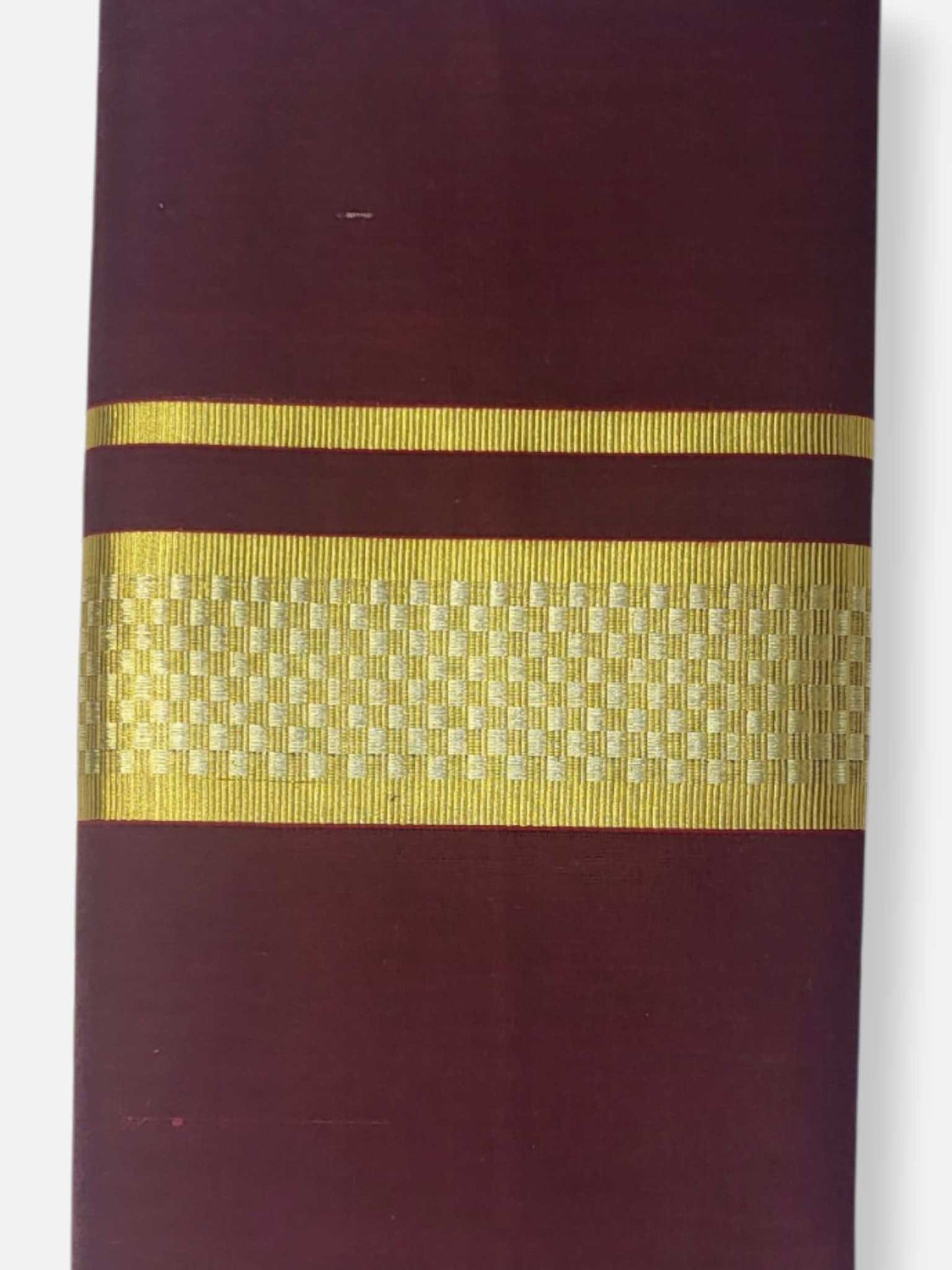 Premium Wedding Handloom Balaramapuram Unaakupaavu Kasavu Mundu for Men