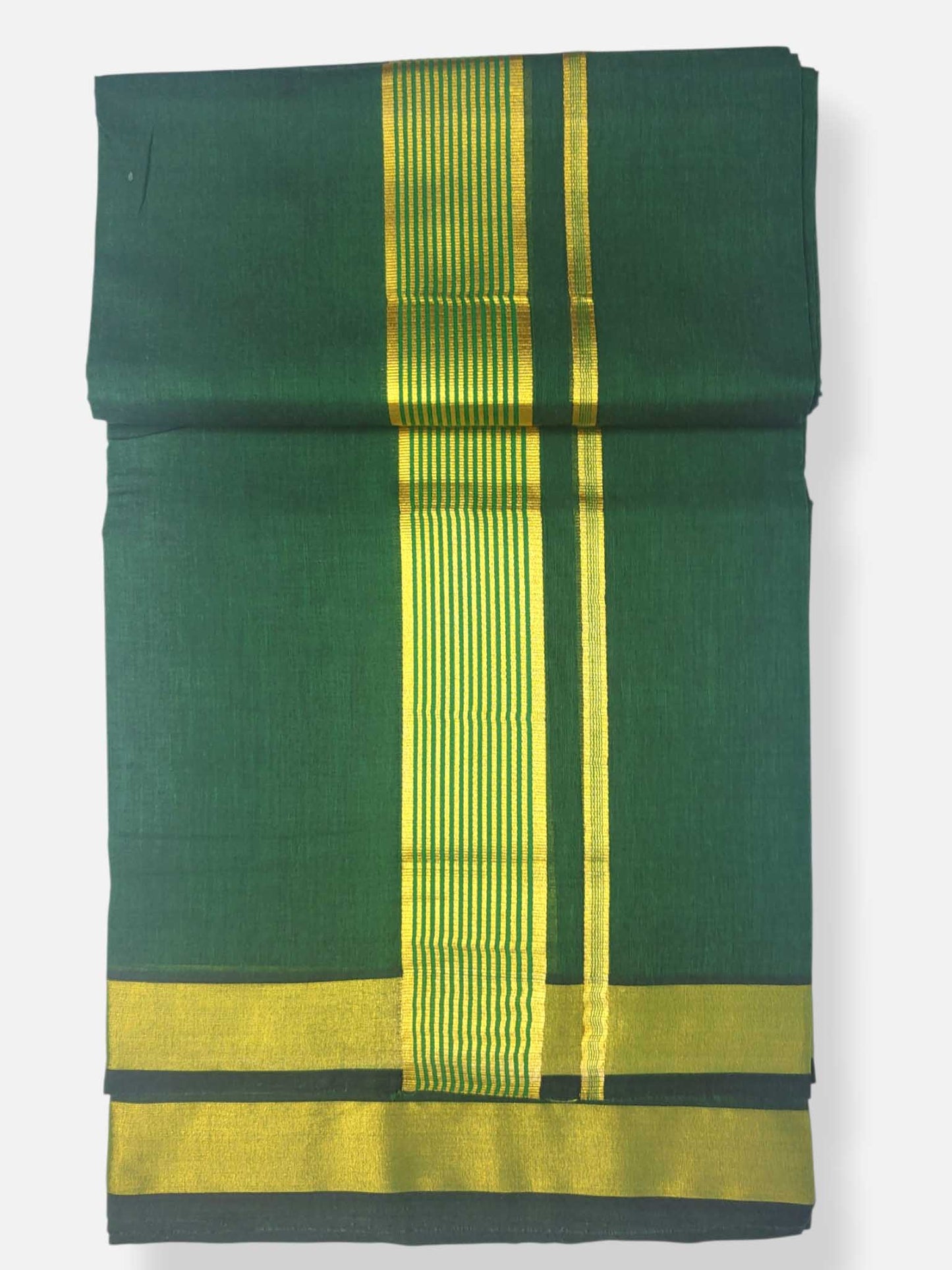 Premium Wedding Handloom Balaramapuram Unaakupaavu Kasavu Mundu for Men