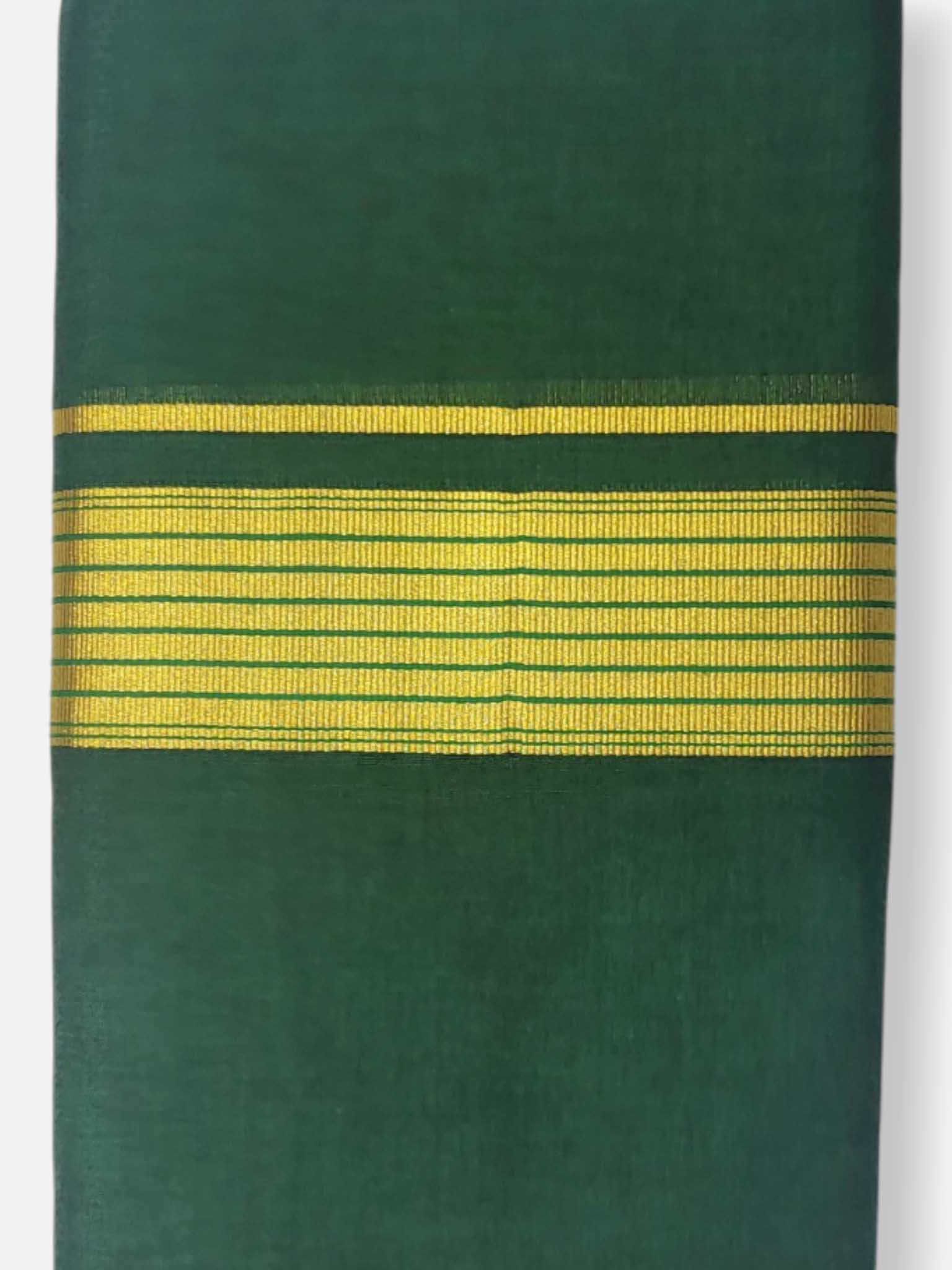 Premium Wedding Handloom Balaramapuram Unaakupaavu Kasavu Mundu for Men