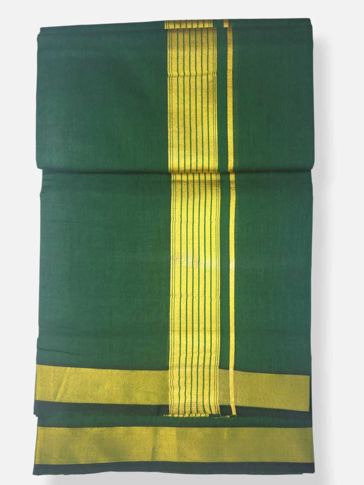 Premium Wedding Handloom Balaramapuram Unaakupaavu Kasavu Mundu for Men