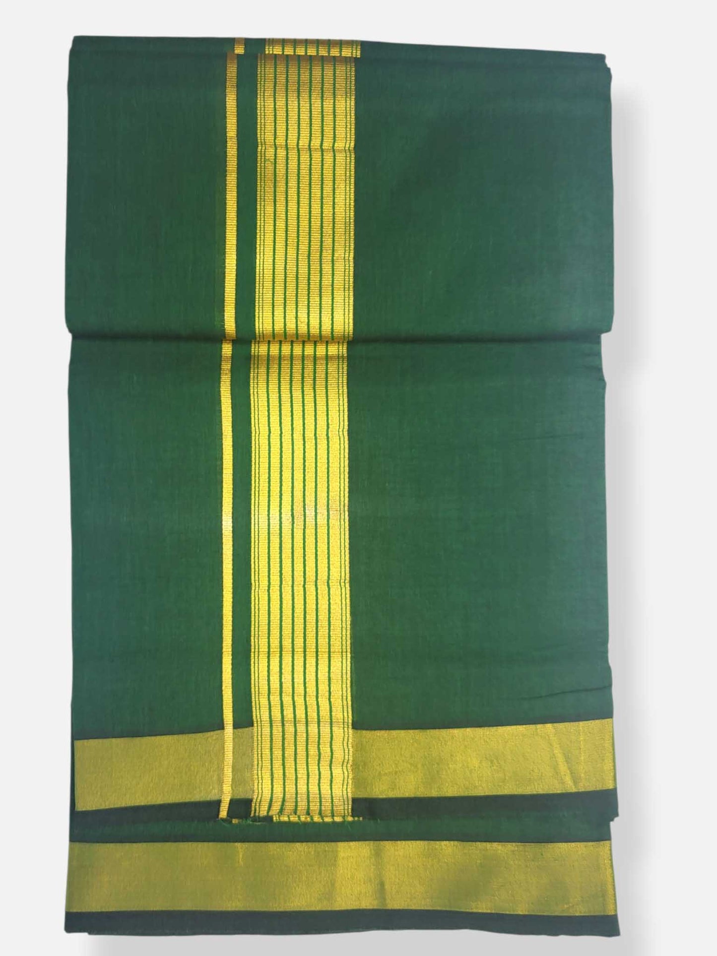 Premium Wedding Handloom Balaramapuram Unaakupaavu Kasavu Mundu for Men