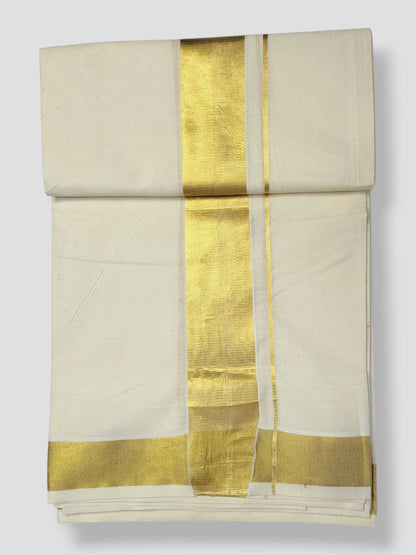 Kerala Kasavu Mundu for Men