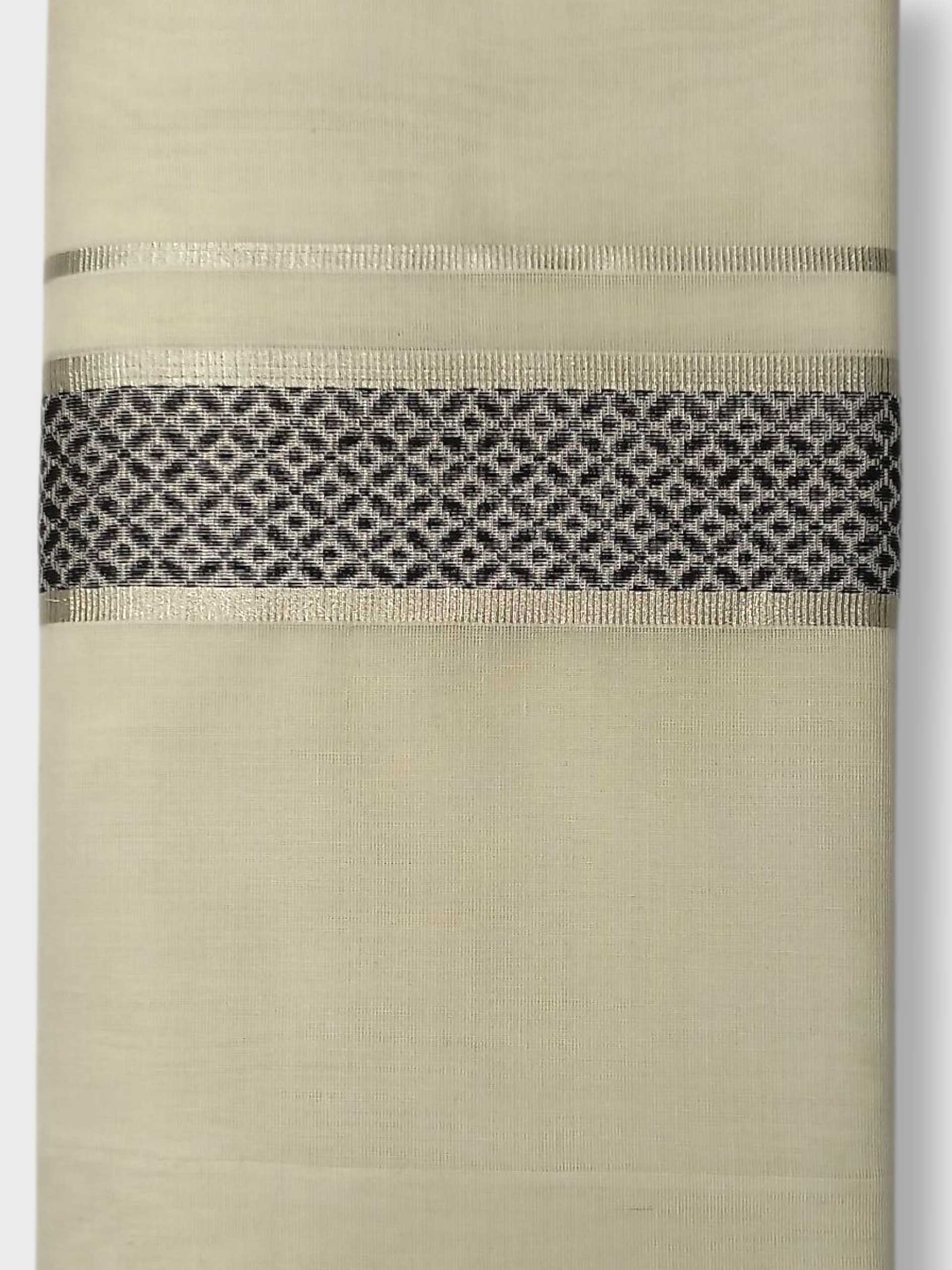Premium Wedding Handloom Balaramapuram Unaakupaavu Kasavu Mundu for Men