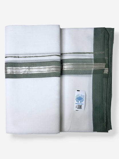 Pure White Cotton Handloom Mundu