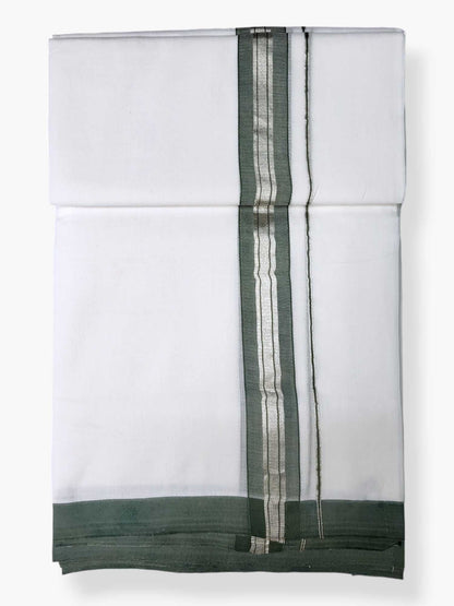 Pure White Cotton Handloom Mundu