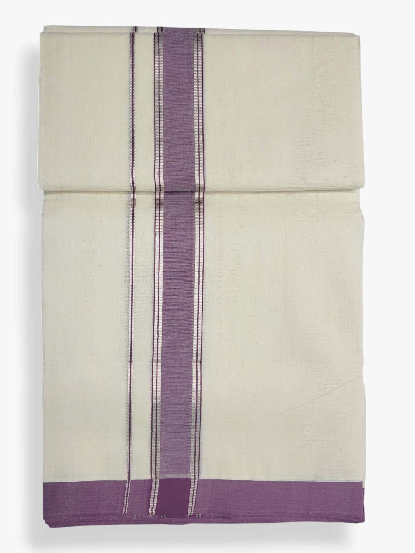  Kerala Handloom Mundu/Dhoti Pure Cotton for Men