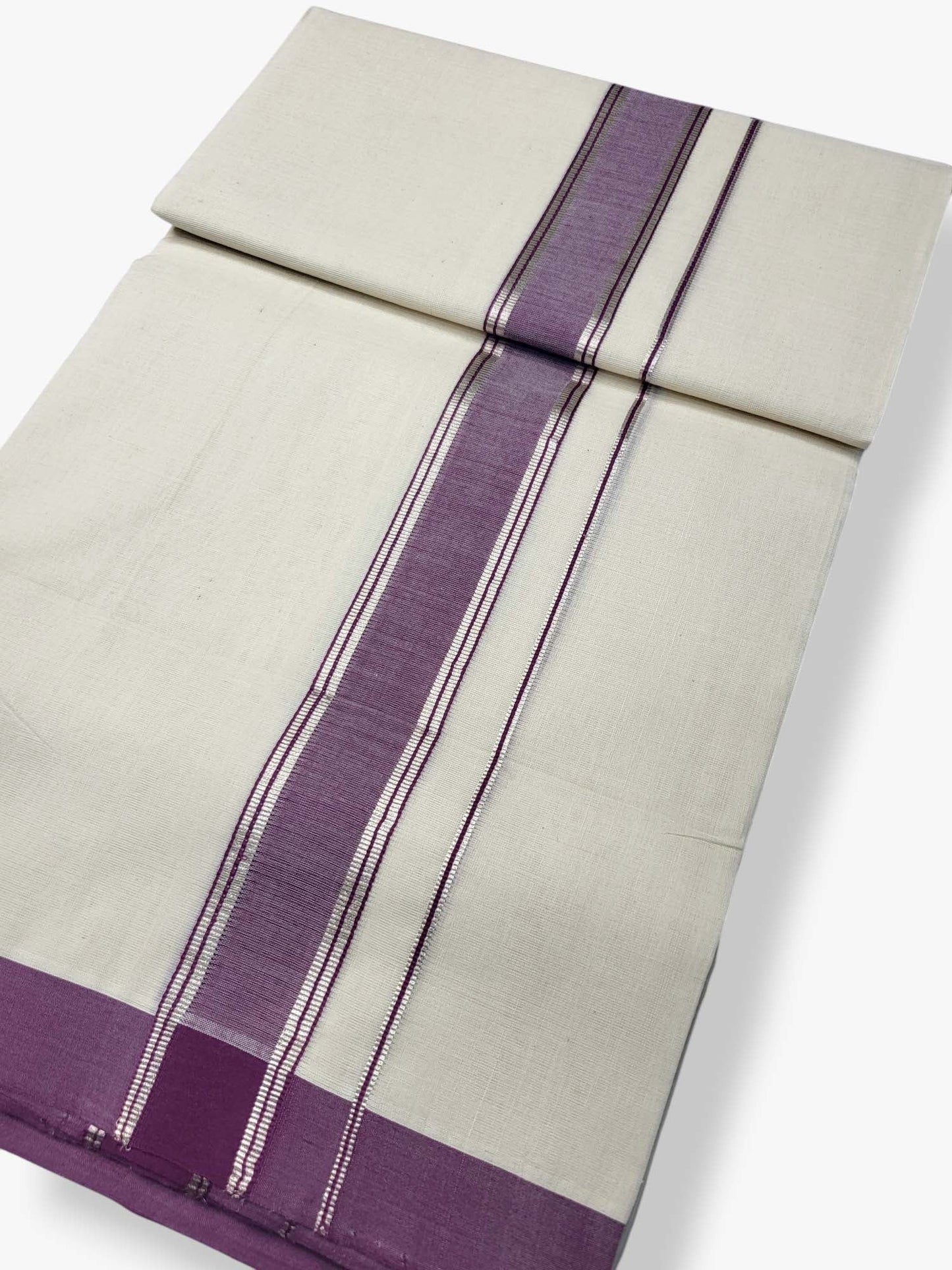  Kerala Handloom Mundu/Dhoti Pure Cotton for Men