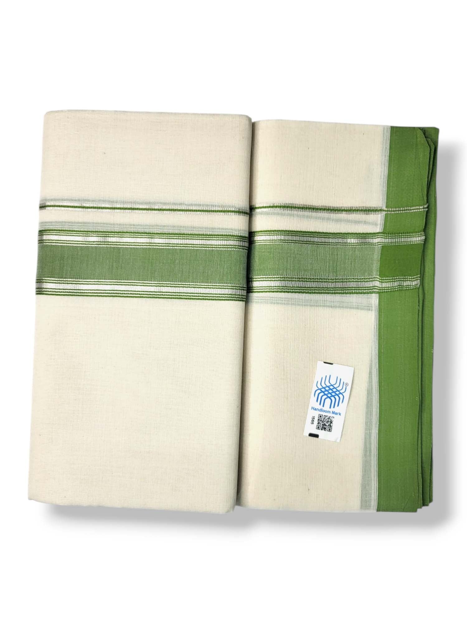  Kerala Handloom Mundu/Dhoti Pure Cotton for Men