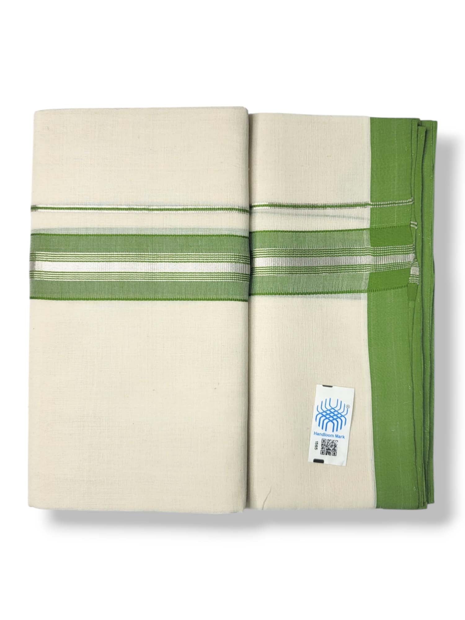  Kerala Handloom Mundu/Dhoti Pure Cotton for Men