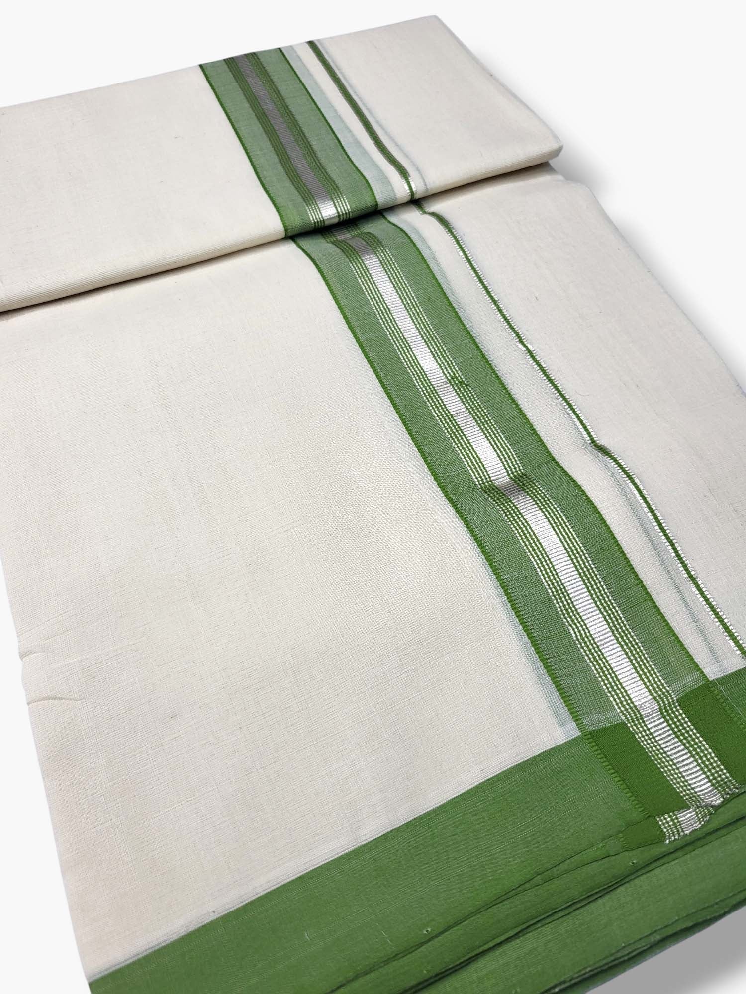  Kerala Handloom Mundu/Dhoti Pure Cotton for Men