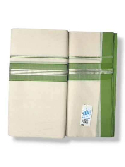  Kerala Handloom Mundu/Dhoti Pure Cotton for Men