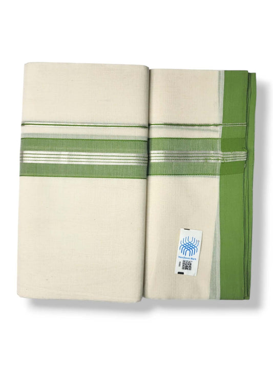  Kerala Handloom Mundu/Dhoti Pure Cotton for Men