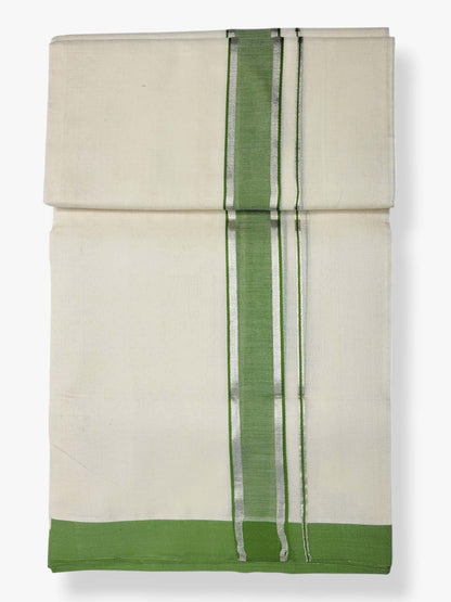  Kerala Handloom Mundu/Dhoti Pure Cotton for Men