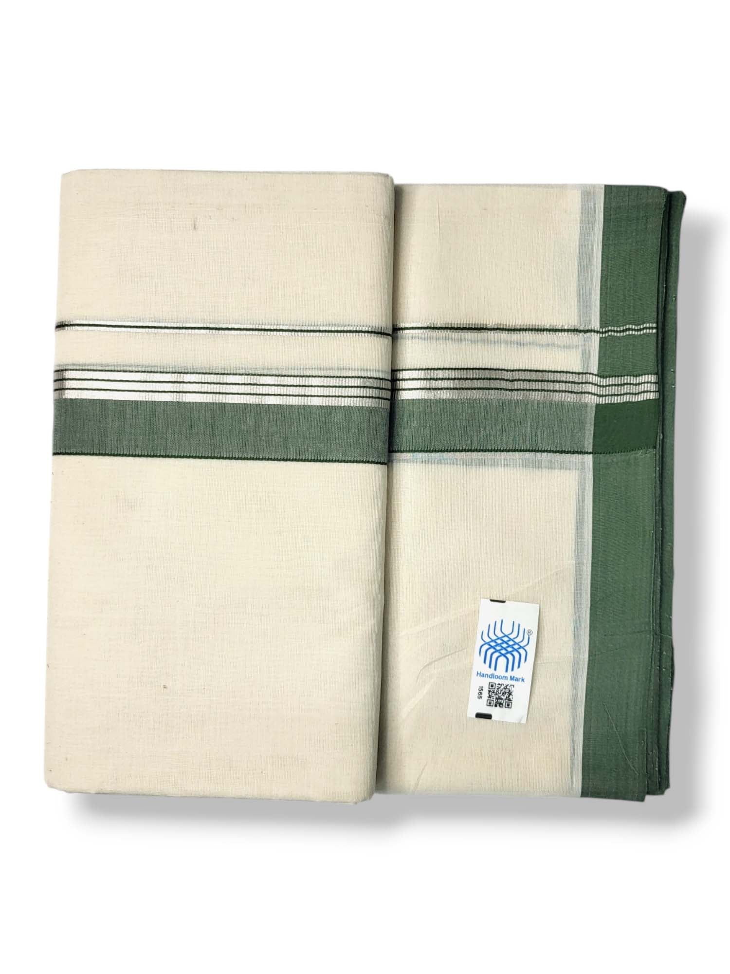  Kerala Handloom Mundu/Dhoti Pure Cotton for Men