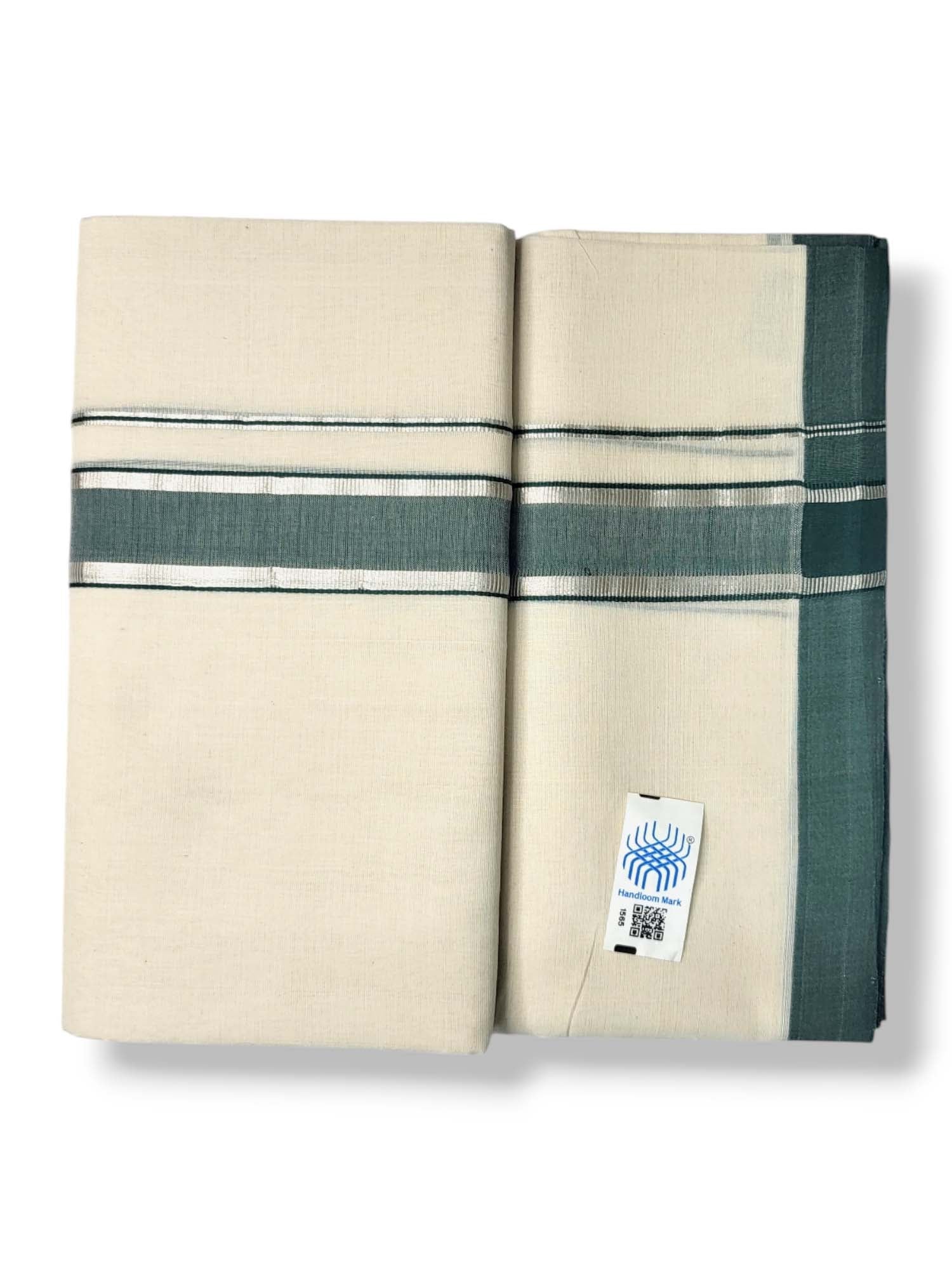  Kerala Handloom Mundu/Dhoti Pure Cotton for Men