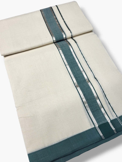  Kerala Handloom Mundu/Dhoti Pure Cotton for Men