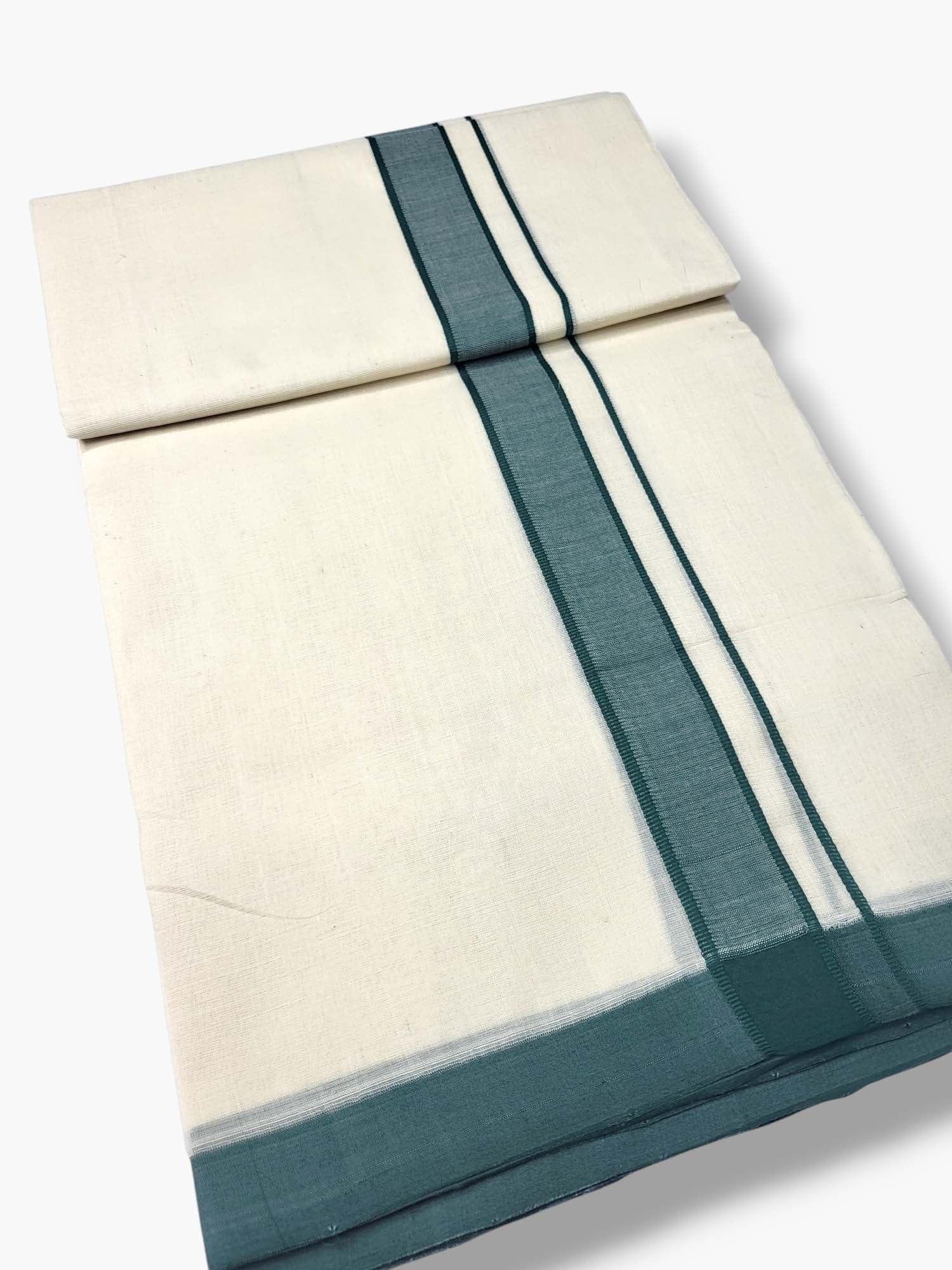  Kerala Handloom Mundu/Dhoti Pure Cotton for Men
