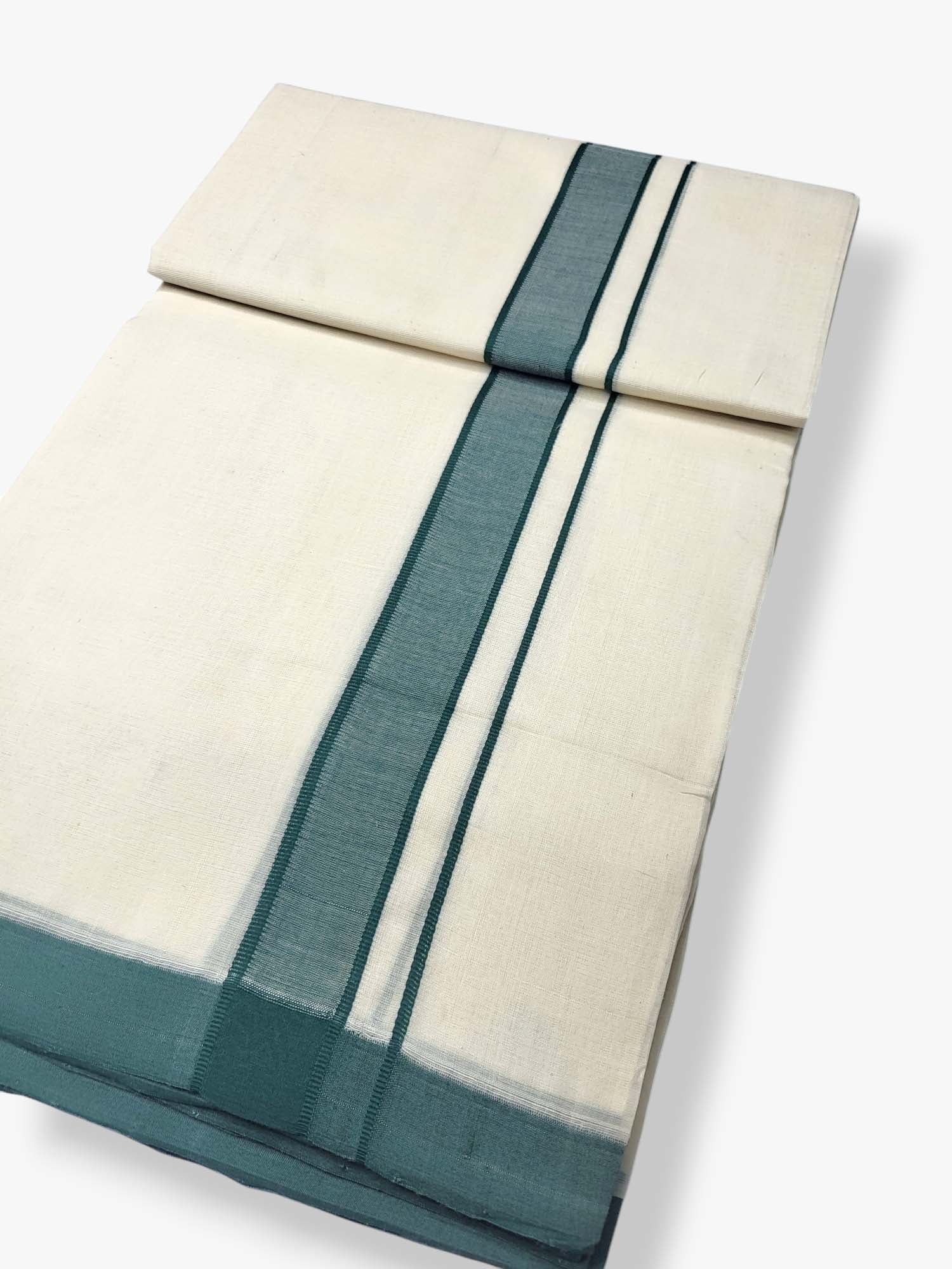  Kerala Handloom Mundu/Dhoti Pure Cotton for Men
