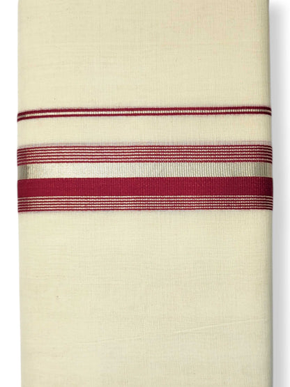 Kerala Handloom Mundu/Dhoti Pure Cotton for Men