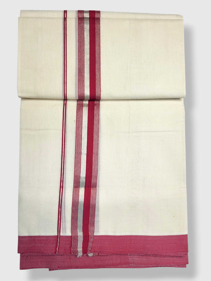 Kerala Handloom Mundu/Dhoti Pure Cotton for Men