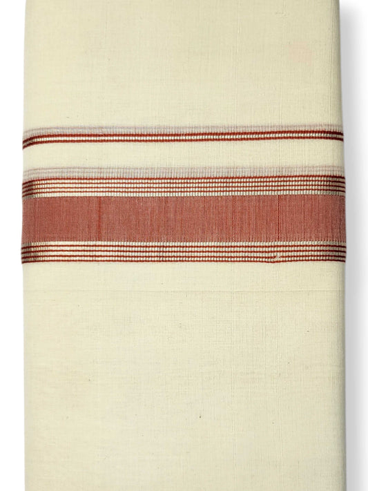 Kerala Handloom Mundu/Dhoti Pure Cotton for Men