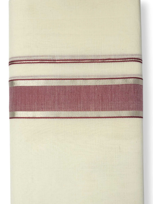 Kerala Handloom Mundu/Dhoti Pure Cotton for Men