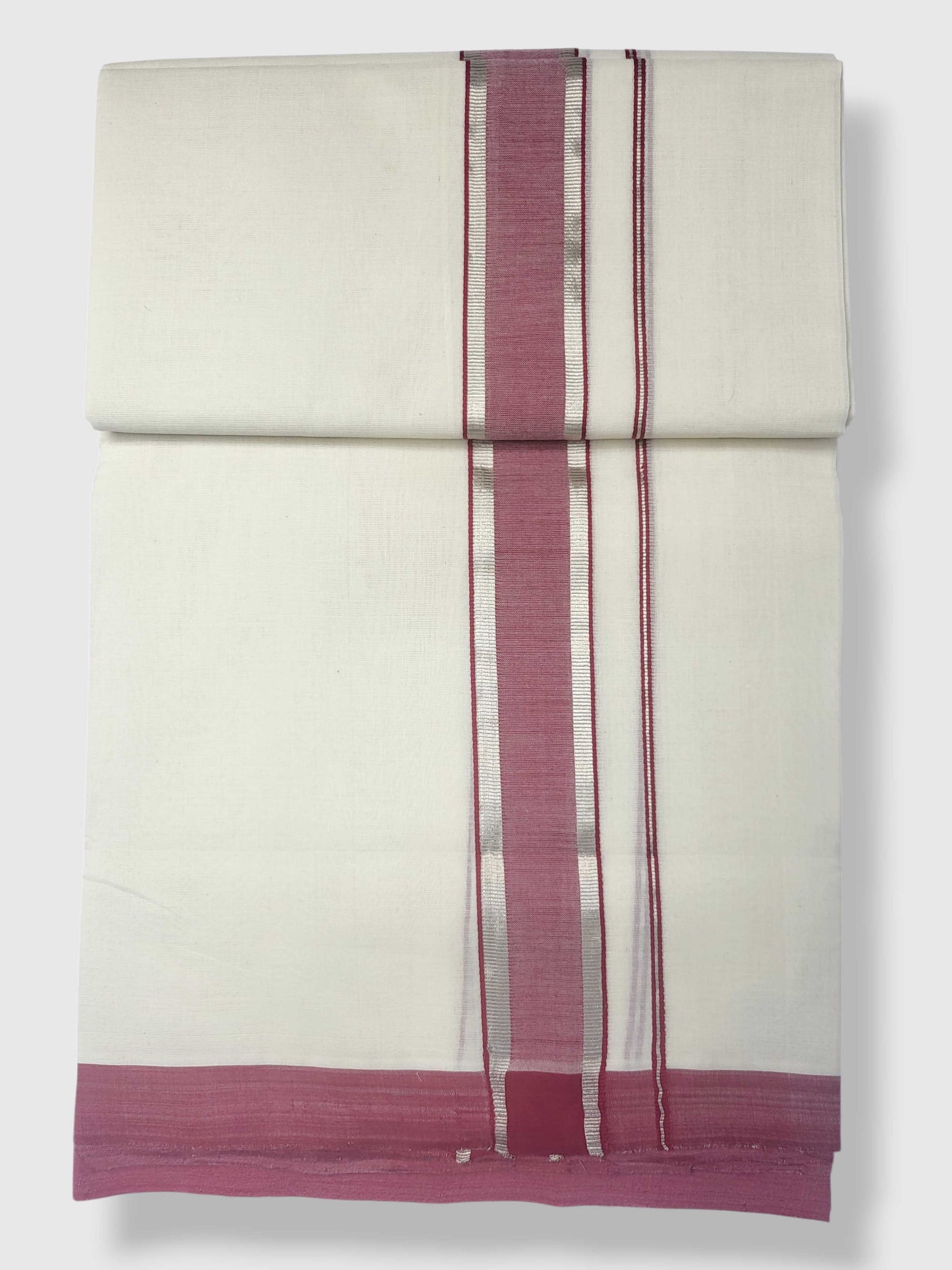 Kerala Handloom Mundu/Dhoti Pure Cotton for Men