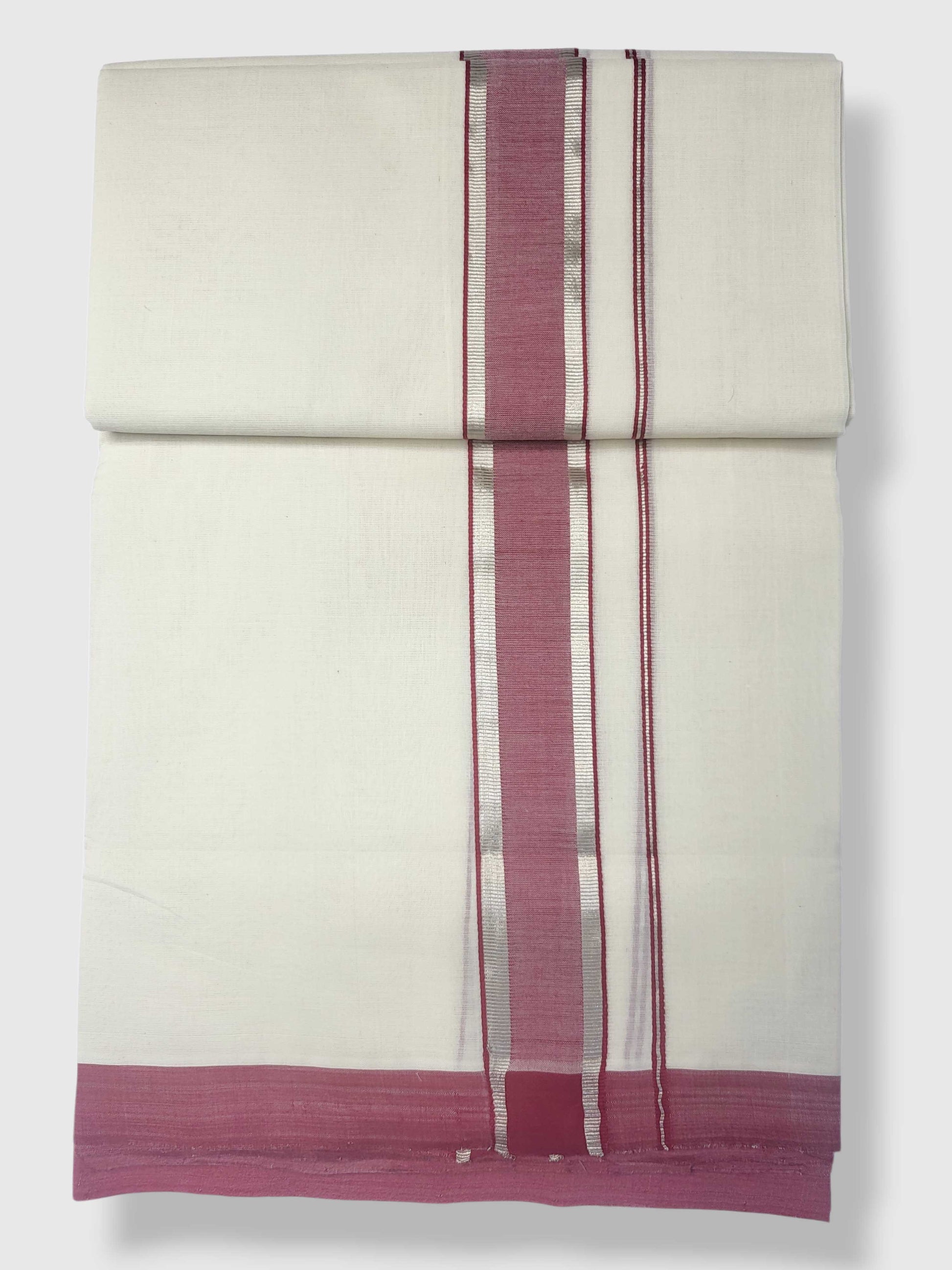 Kerala Handloom Mundu/Dhoti Pure Cotton for Men